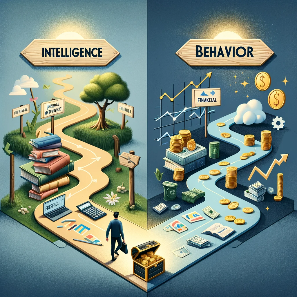 Le comportement, clé de la réussite financière, plus que l'intelligence.